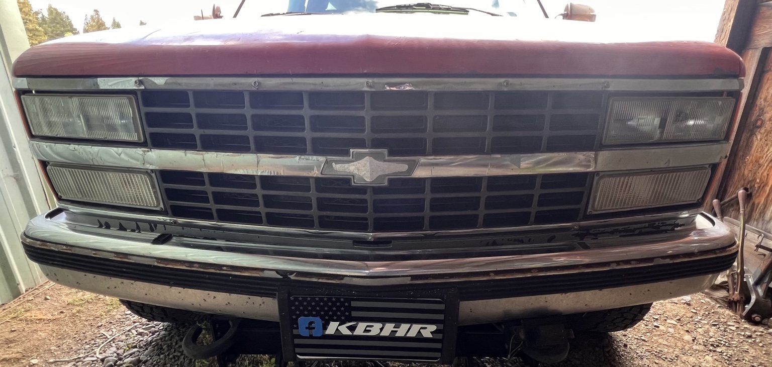Classic Chevrolet truck after KBHR headlight restoration